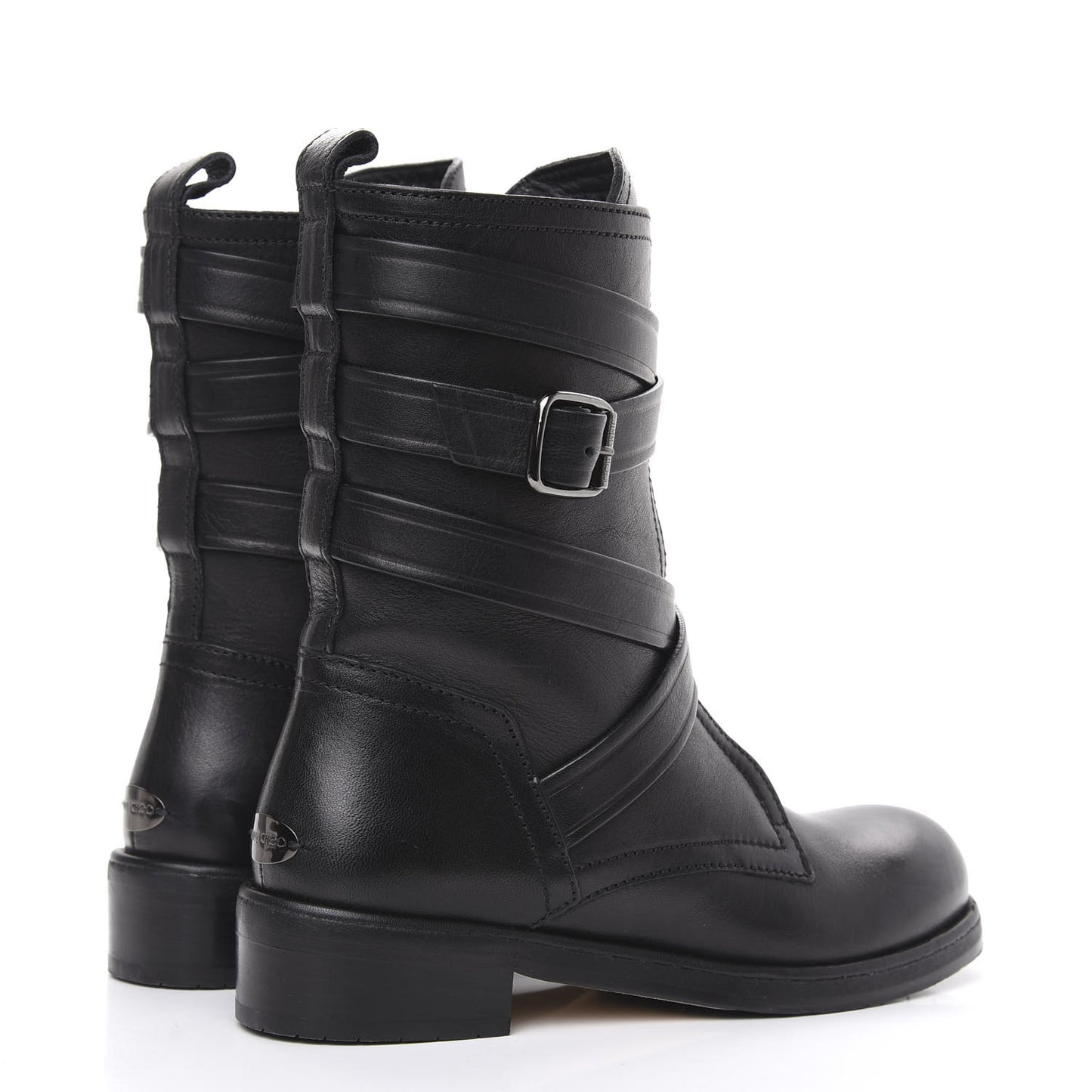 Grainy Calfskin Dalston Boots 35.5 Black
