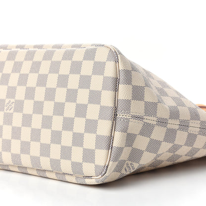 Louis Vuitton Damier Azur Neo Neverfull MM Rose Ballerine 9 of 10