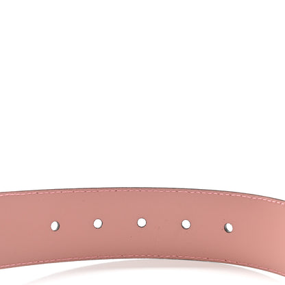Gucci Soft Microguccissima Margaux Calfskin Belt 85 34 Soft Pink 4 of 6