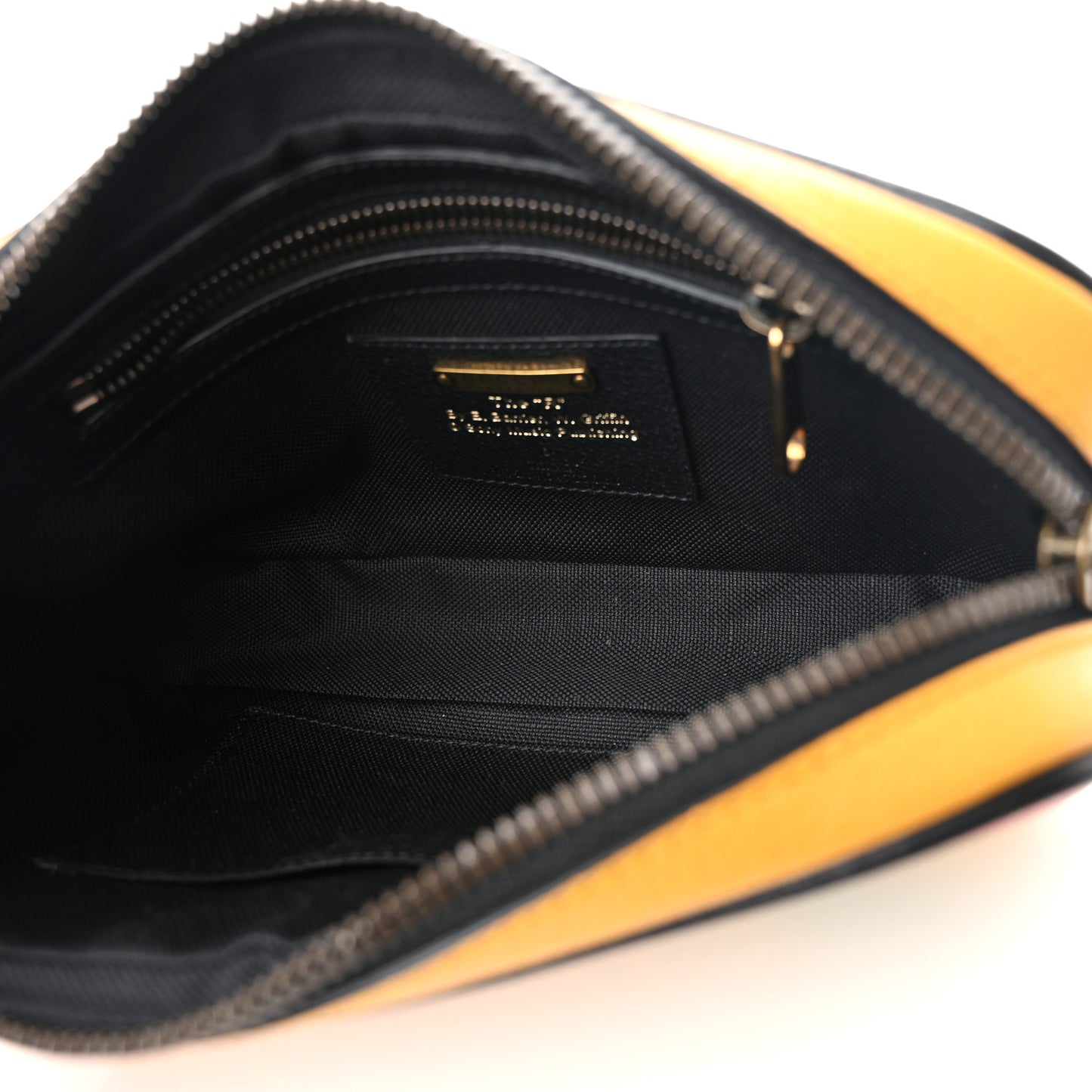 Textured Dollar Calfskin Music is Mine Belt Bag 90 36 Crop Multicolor Black