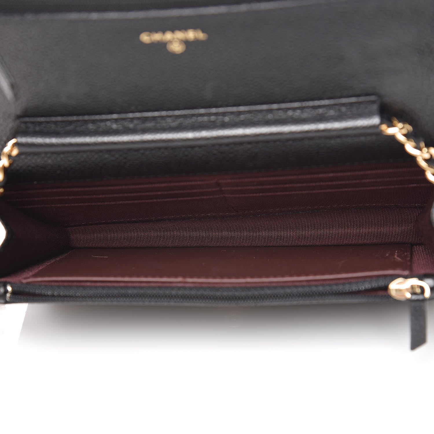 Chanel Caviar Quilted Wallet On Chain WOC Black 5 of 11