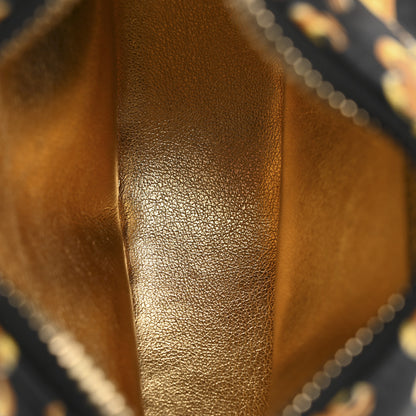 Fendi X VERSACE Silk Fendace Baroque Nano Fendigraphy Hobo Charm Black Gold 5 of 13