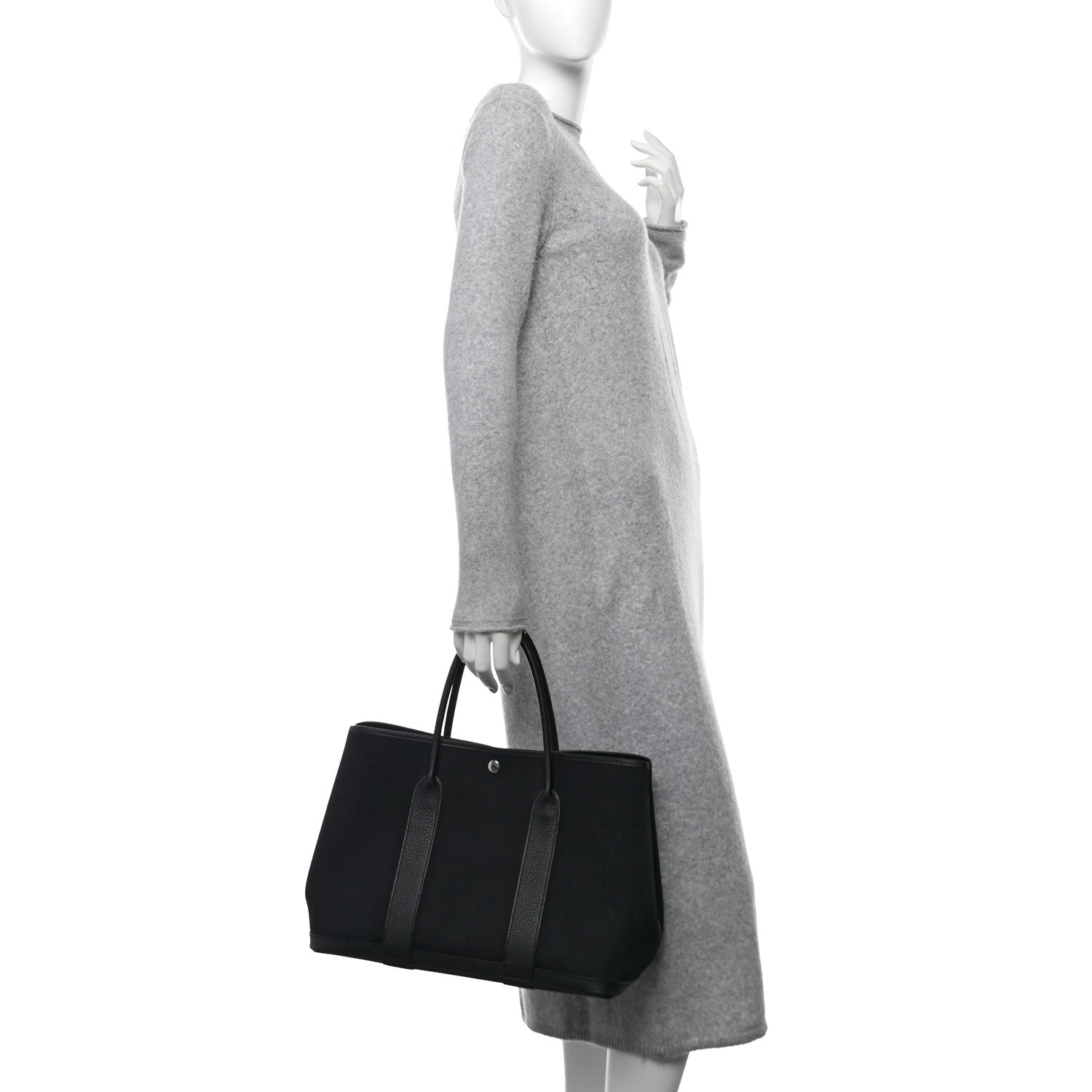 Hermes Toile Negonda Garden Party Tote 36 MM Black 2 of 10