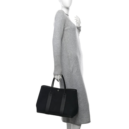 Hermes Toile Negonda Garden Party Tote 36 MM Black 2 of 10