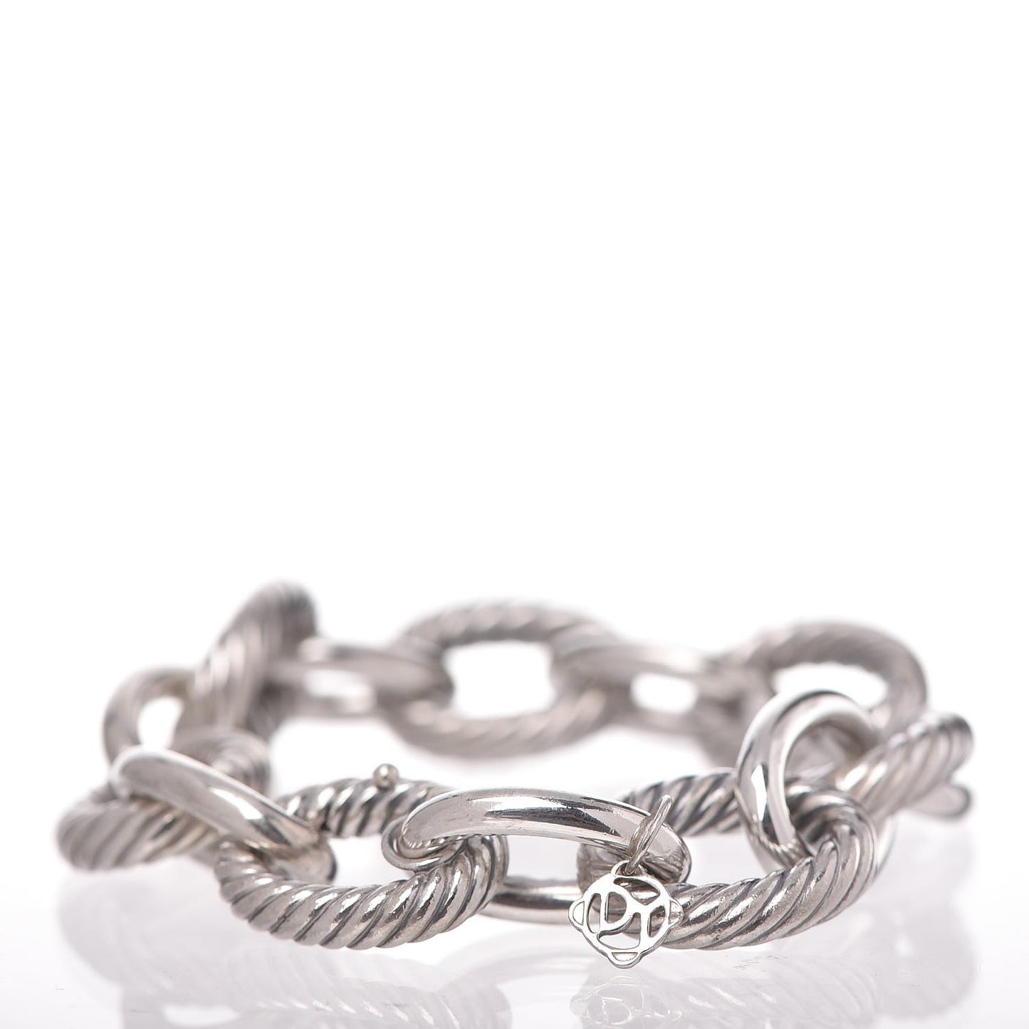 Sterling Silver 17mm Extra Large Oval Link Bracelet
