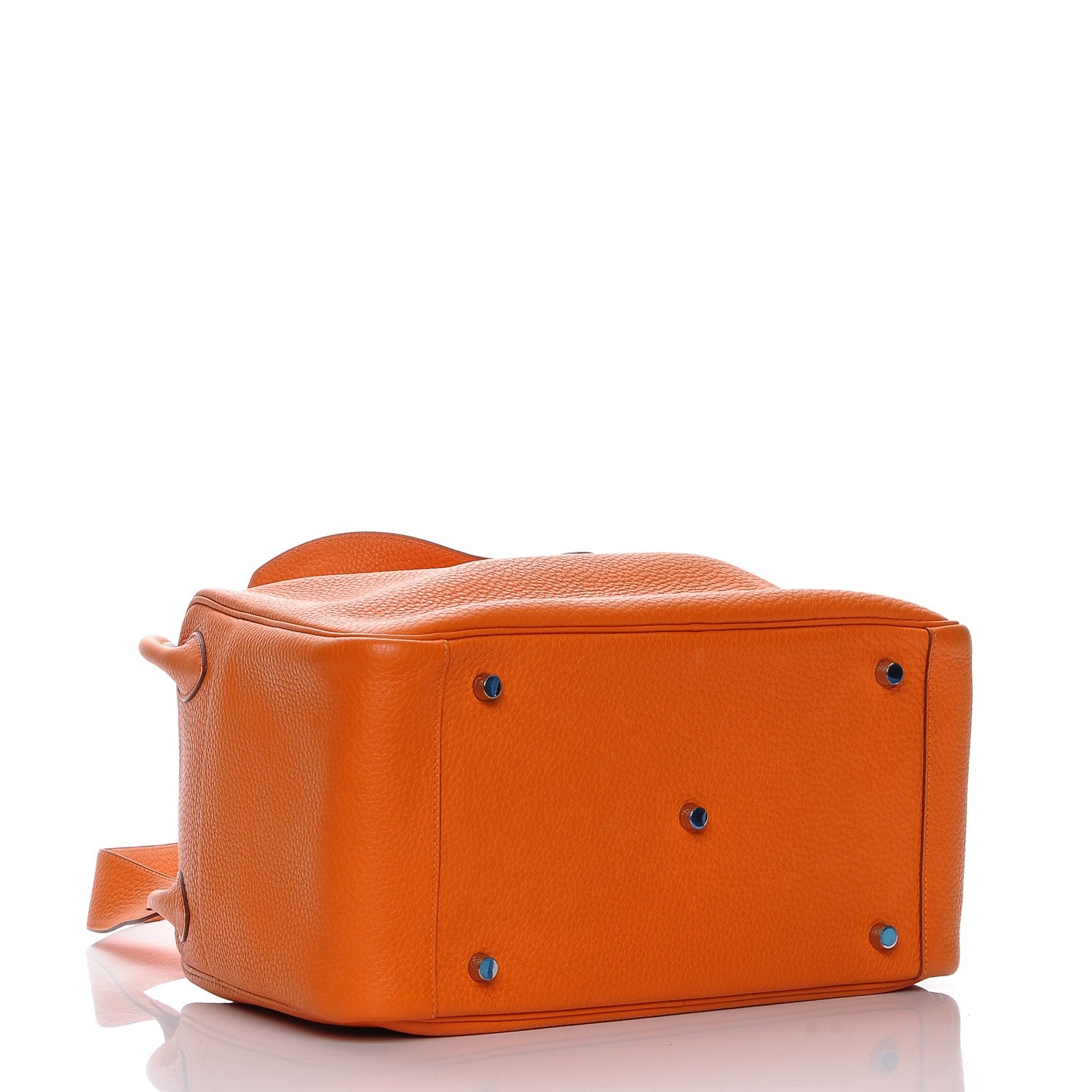 Hermes Taurillon Clemence Lindy 34 Orange 4 of 8