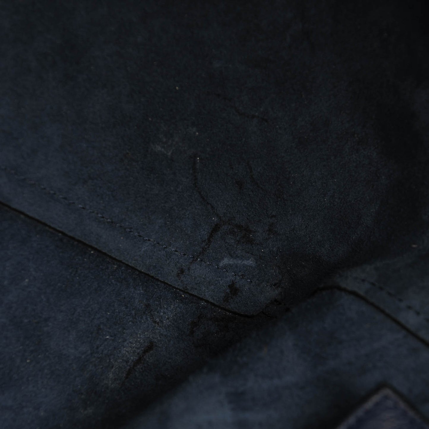 Soft Grained Calfskin Medium Belt Cabas Phantom Indigo