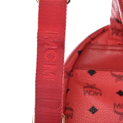 MCM Visetos Studded Small Stark Backpack Corail 11 of 15