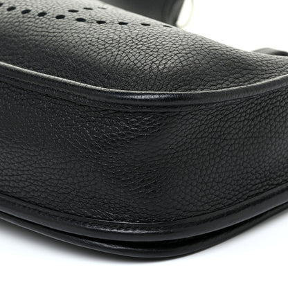 Hermes Taurillon Clemence Evelyne III PM Black 8 of 9
