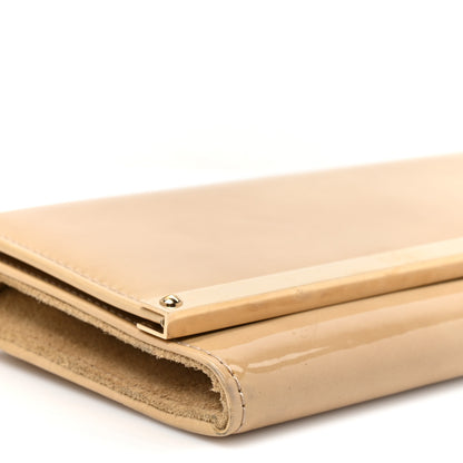 Jimmy Choo Patent Suede Milla Wallet on Chain Nude 10 of 12