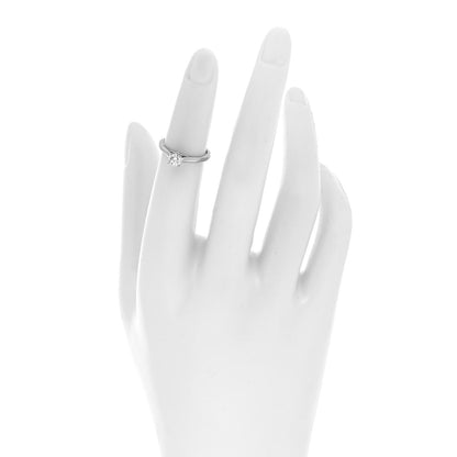 Cartier Platinum Diamond .30ct 1895 Solitaire Engagement Ring 47 4 2 of 5
