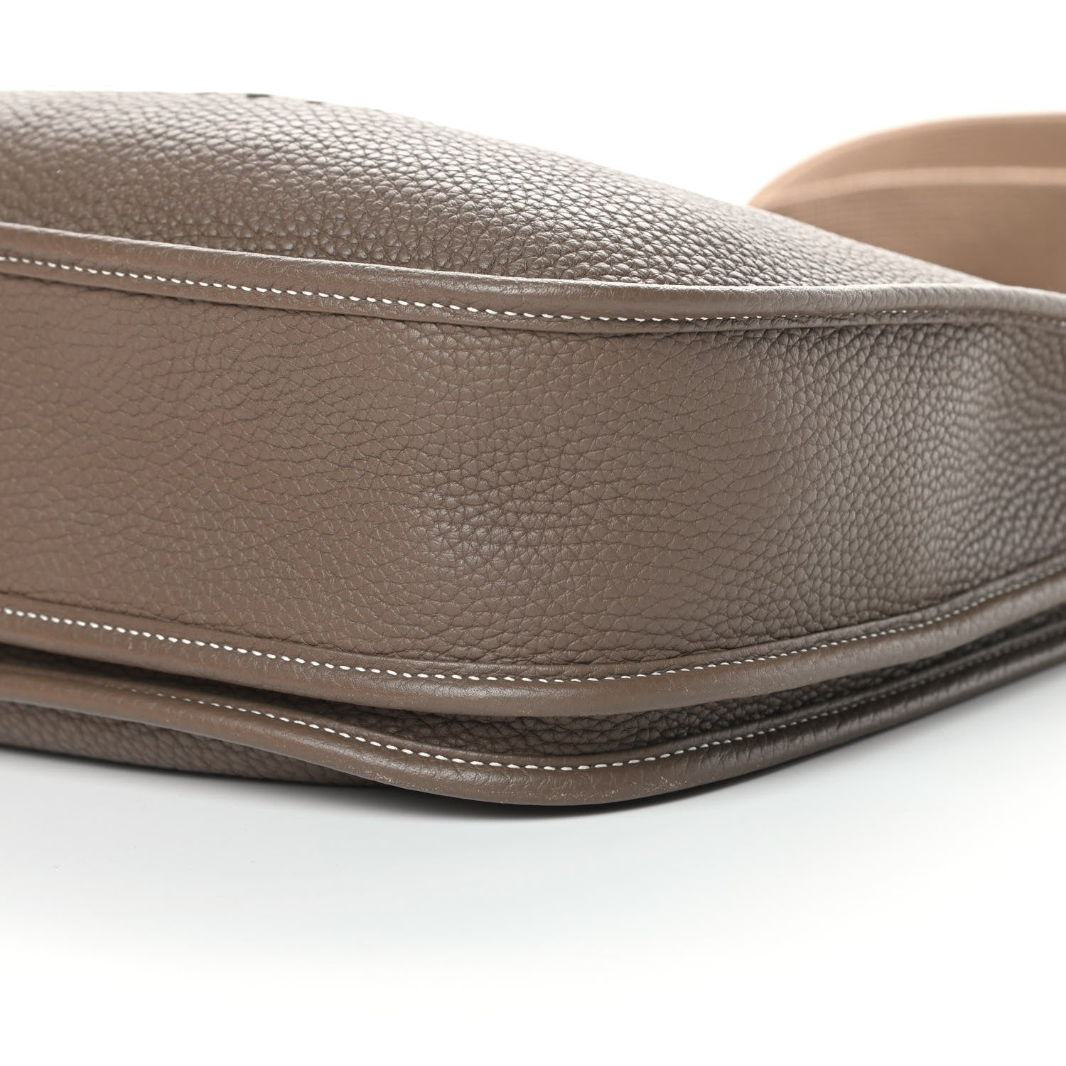 Hermes Taurillon Clemence Evelyne III PM Etoupe 10 of 13