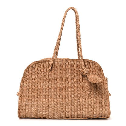Jacquemus Raffia Le Turismo Bowling Bag Beige 1 of 9