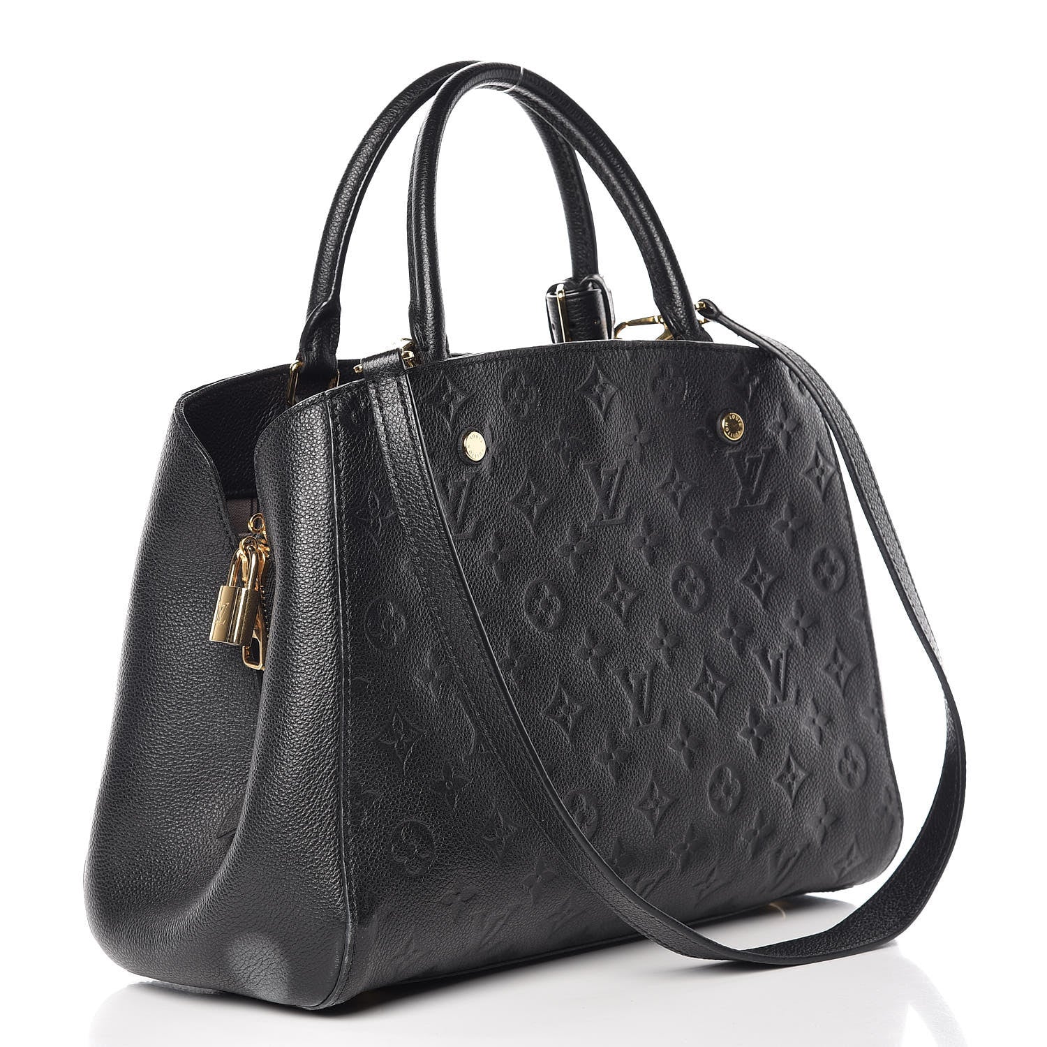 Louis Vuitton Empreinte Montaigne MM Black 4 of 17