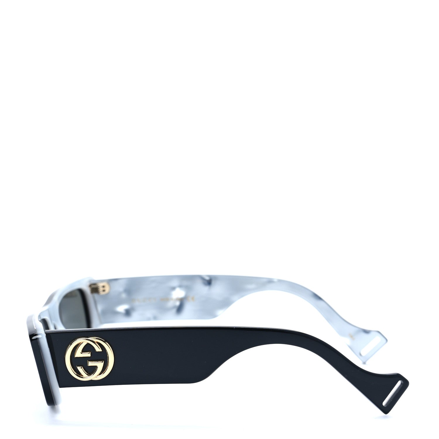 Gucci Acetate Rectangular Sunglasses GG0516S Black 3 of 7