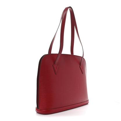 Louis Vuitton Epi Lussac Castillan Red 3 of 10