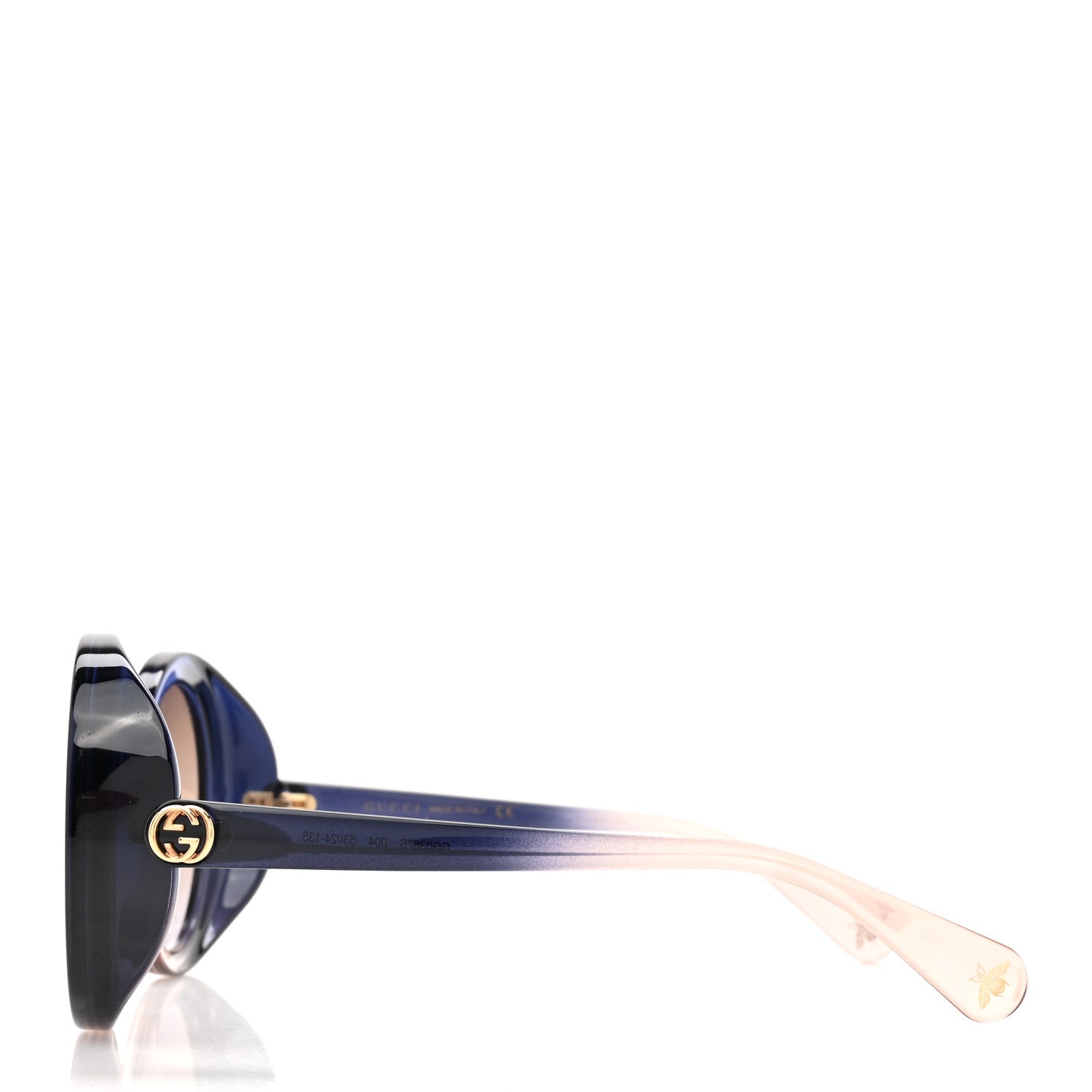 Gucci Round Sunglasses GG0367S Blue Grey 3 of 7