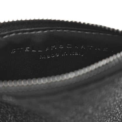 Stella McCartney Shaggy Deer Falabella Zip Card Holder Black 6 of 7
