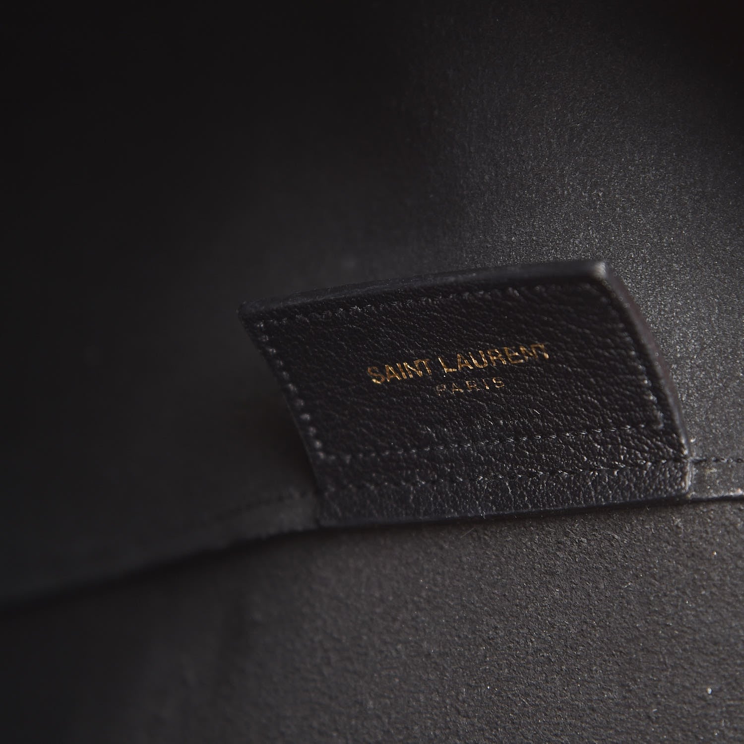 Saint Laurent Calfskin Large Shopping Tote Black 7 of 12