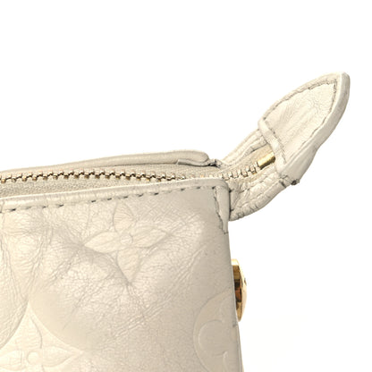Louis Vuitton Lambskin Embossed Monogram Coussin PM Beige Cream 13 of 17