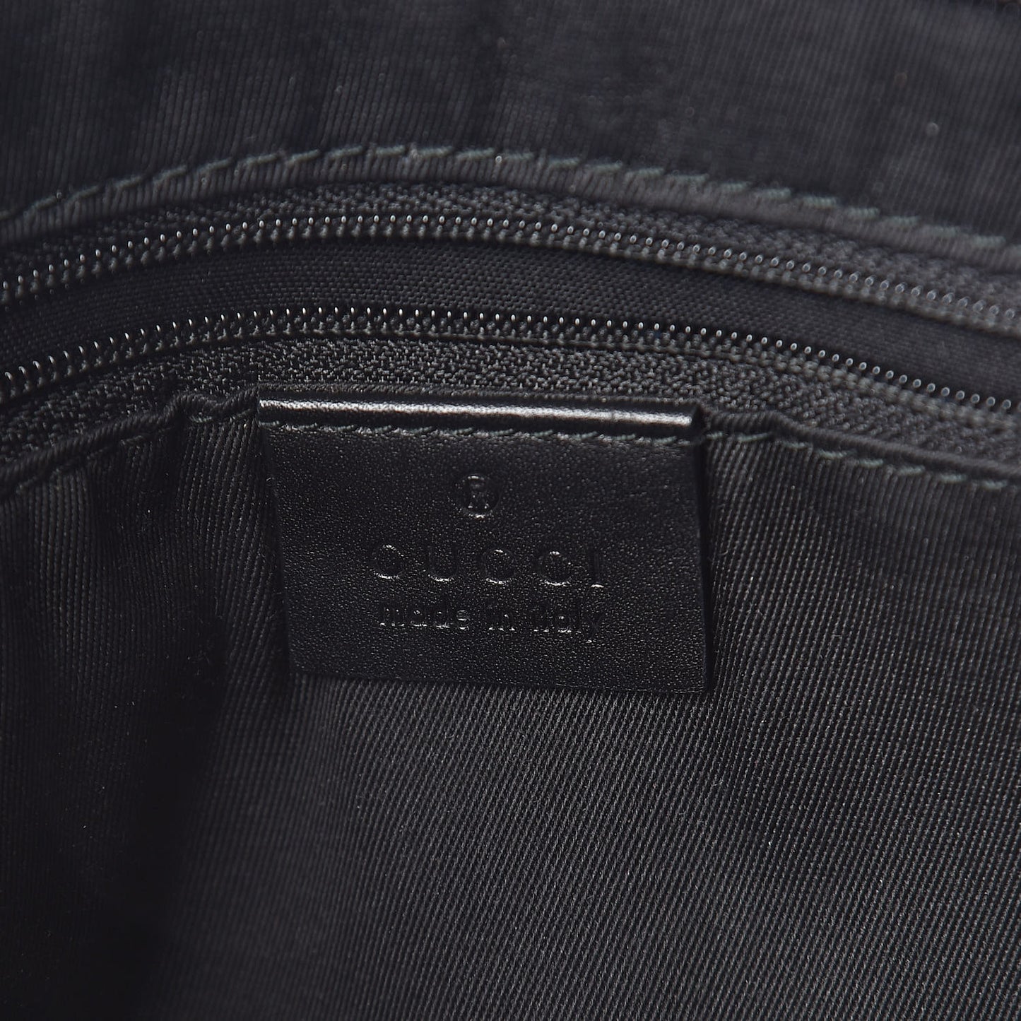 GG Monogram Web Flat Messenger Bag Black