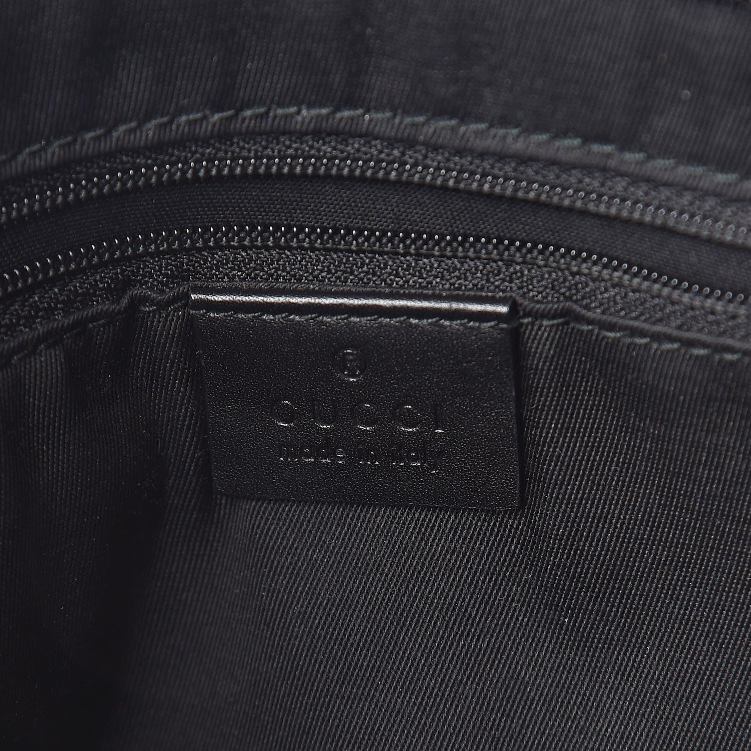 Gucci GG Monogram Web Flat Messenger Bag Black 6 of 9