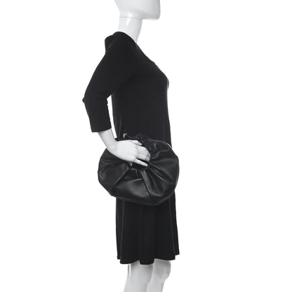 Mansur Gavriel Lambskin Mini Scrunchie Bag Black 2 of 9