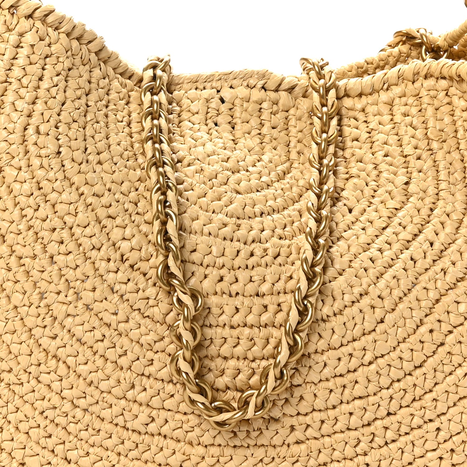 Bottega Veneta Raffia Crochet Sardine With Chain Bag Natural Fondant 8 of 11