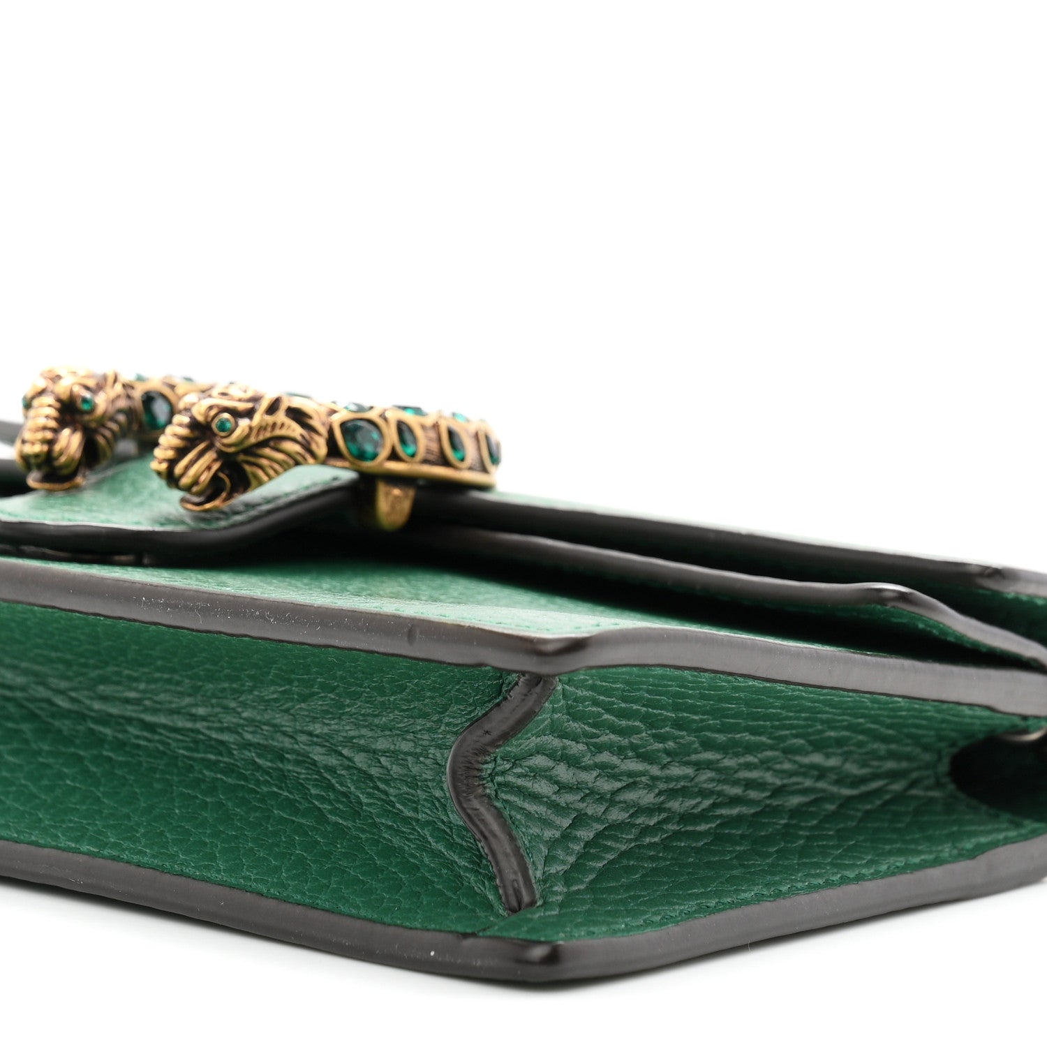 Gucci Calfskin Super Mini Dionysus Shoulder Bag Emerald 9 of 9