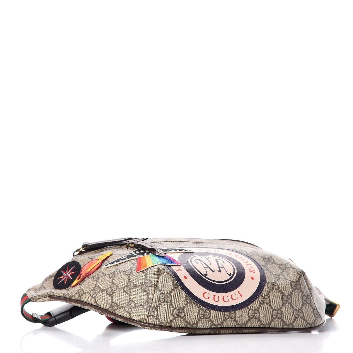 GG Supreme Monogram Courrier Belt Bag Beige New Acero