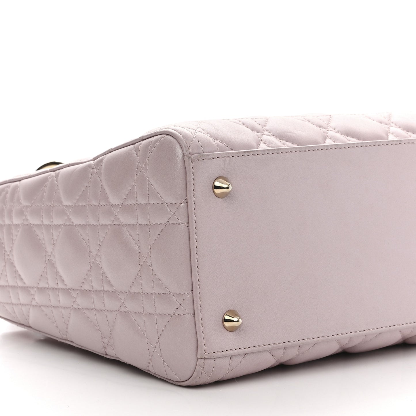 Lambskin Cannage Medium Lady Dior Light Pink