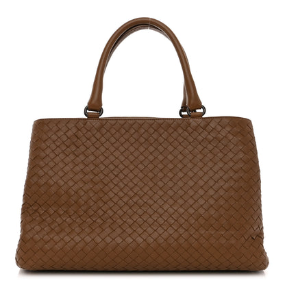 Bottega Veneta Nappa Intrecciato Milano Tote Brown 1 of 9