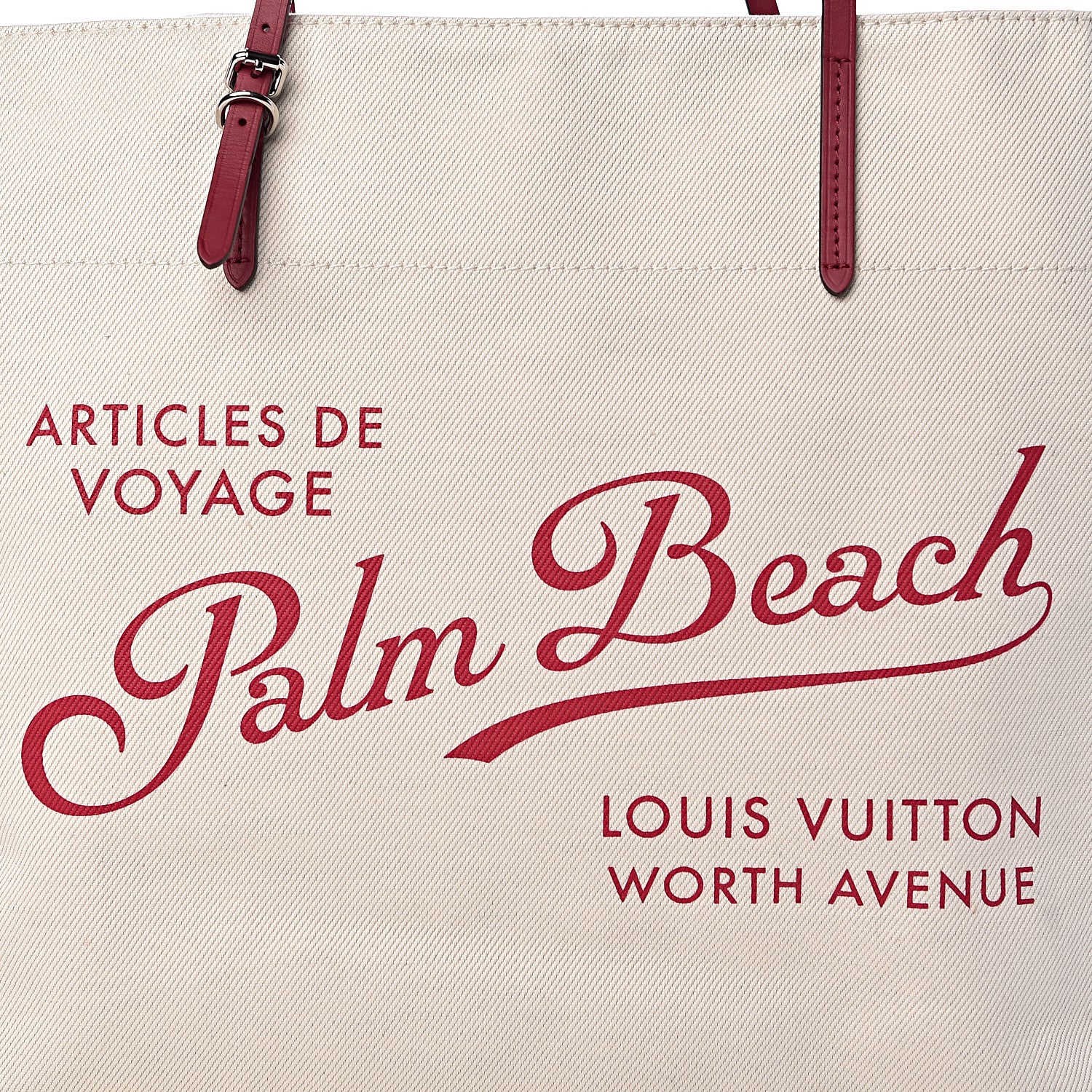 Louis Vuitton Articles de Voyage Palm Beach Cabas GM Fuchsia 9 of 13