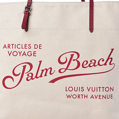 Louis Vuitton Articles de Voyage Palm Beach Cabas GM Fuchsia 9 of 13