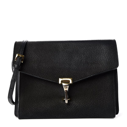 Burberry Grainy Nubuck Small Macken Crossbody Bag Black 1 of 13