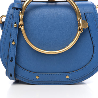 Chloe Calfskin Suede Small Nile Bracelet Bag Smoky Blue 8 of 8