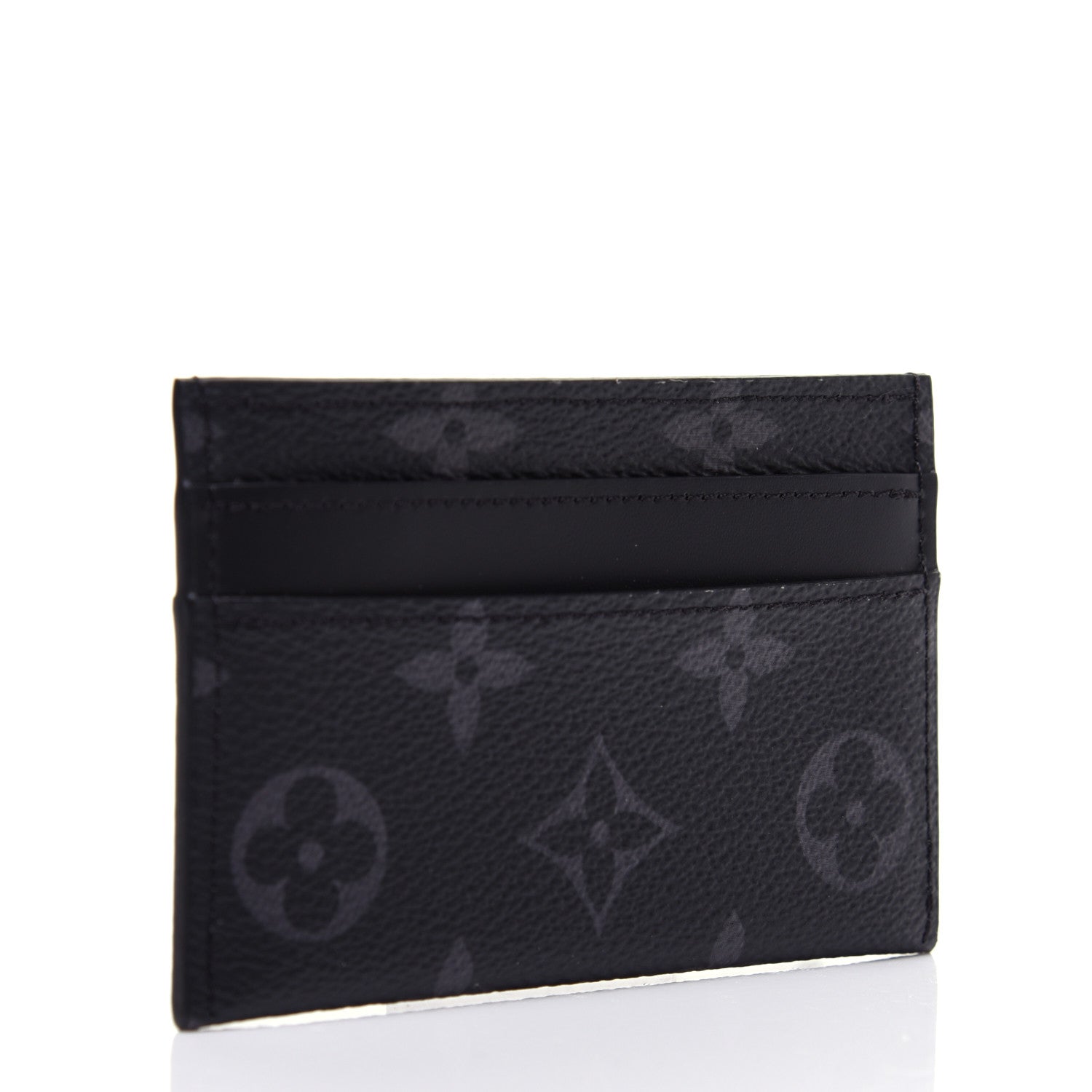 Louis Vuitton Monogram Eclipse Porte-Cartes Double Card Holder 3 of 9