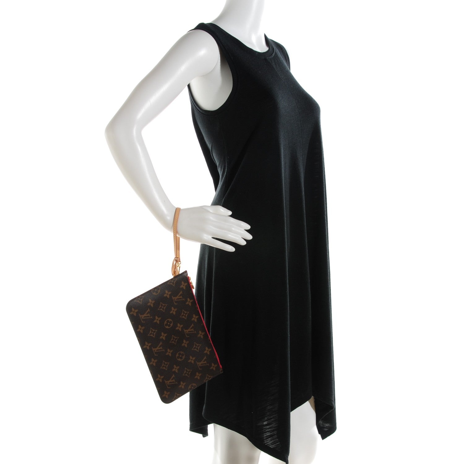 Louis Vuitton Monogram Neverfull MM GM Pochette Cherry 2 of 9