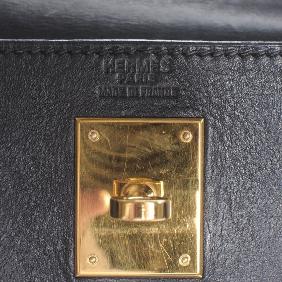 Hermes Barenia Kelly 32 Retourne Black 10 of 10