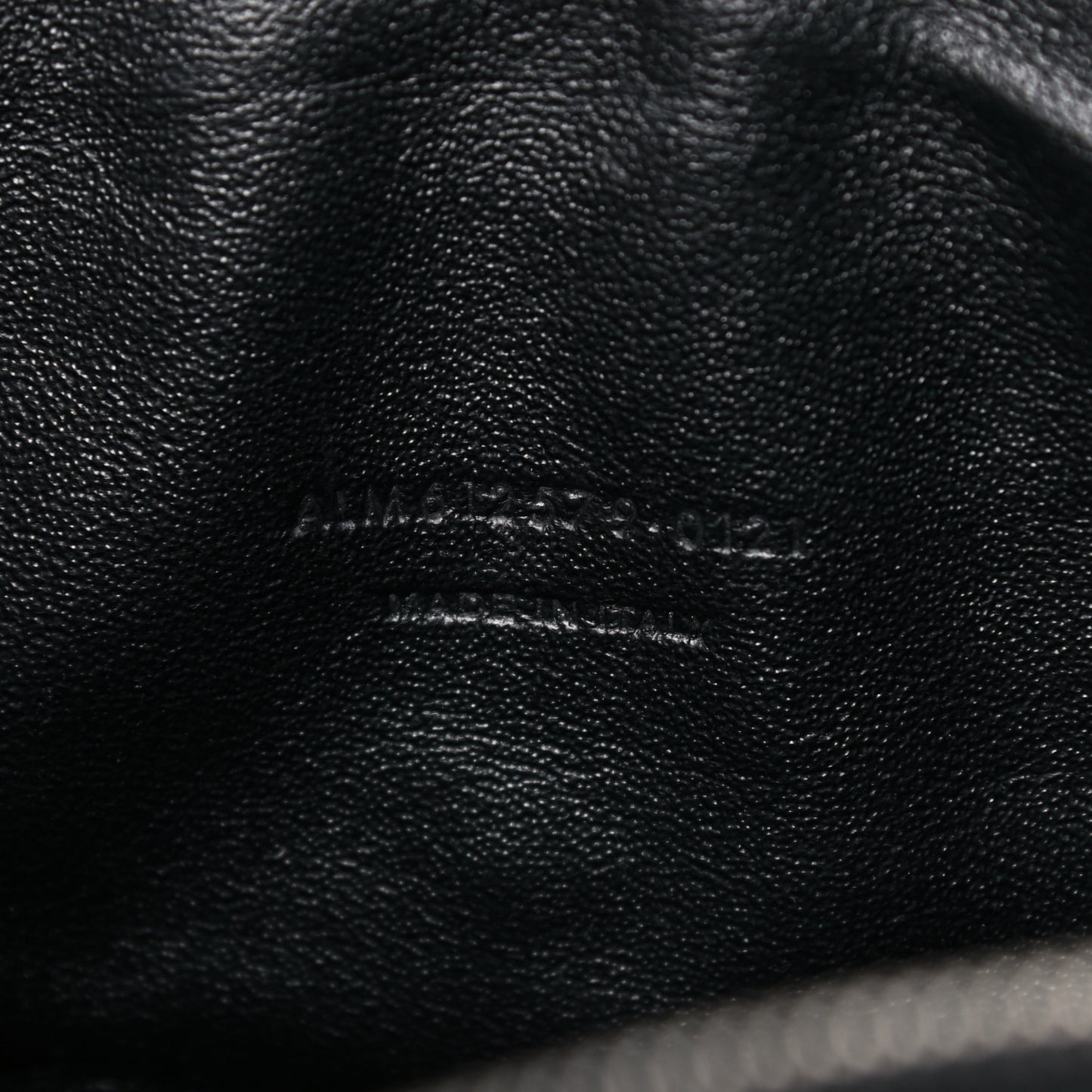 Grain De Poudre Matelasse Monogram Mini Lou Camera Bag Black