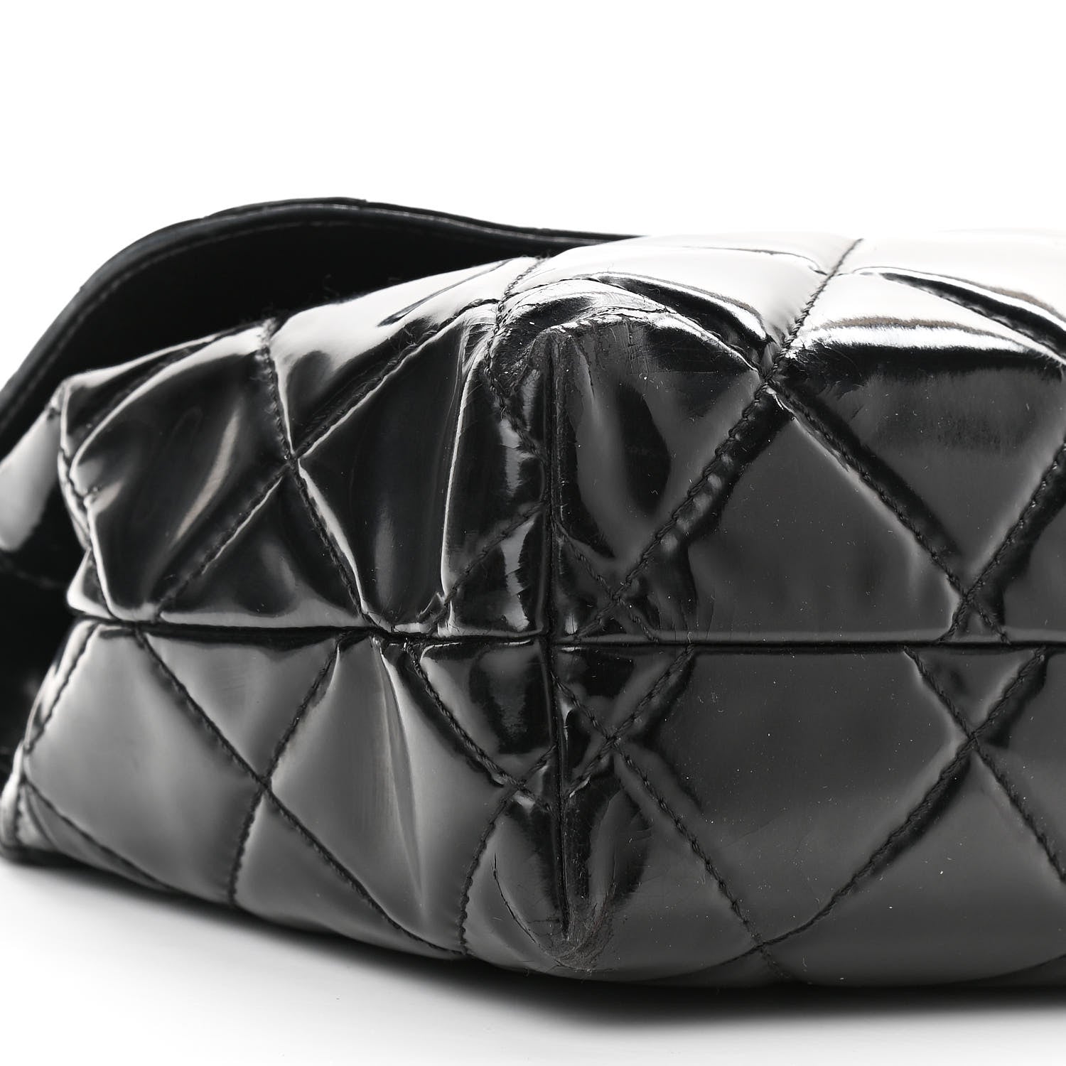 Chanel Vinyl Quilted In The Business Flap Bag Black 5 of 15