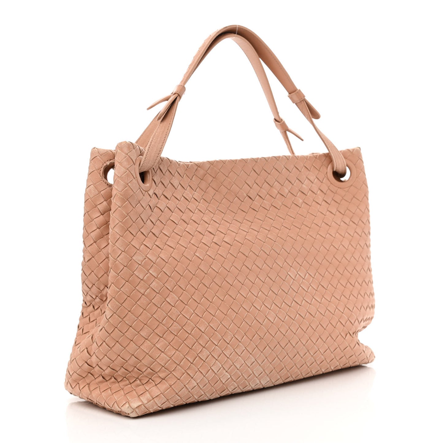 Nappa Intrecciato Bella Tote Flamingo