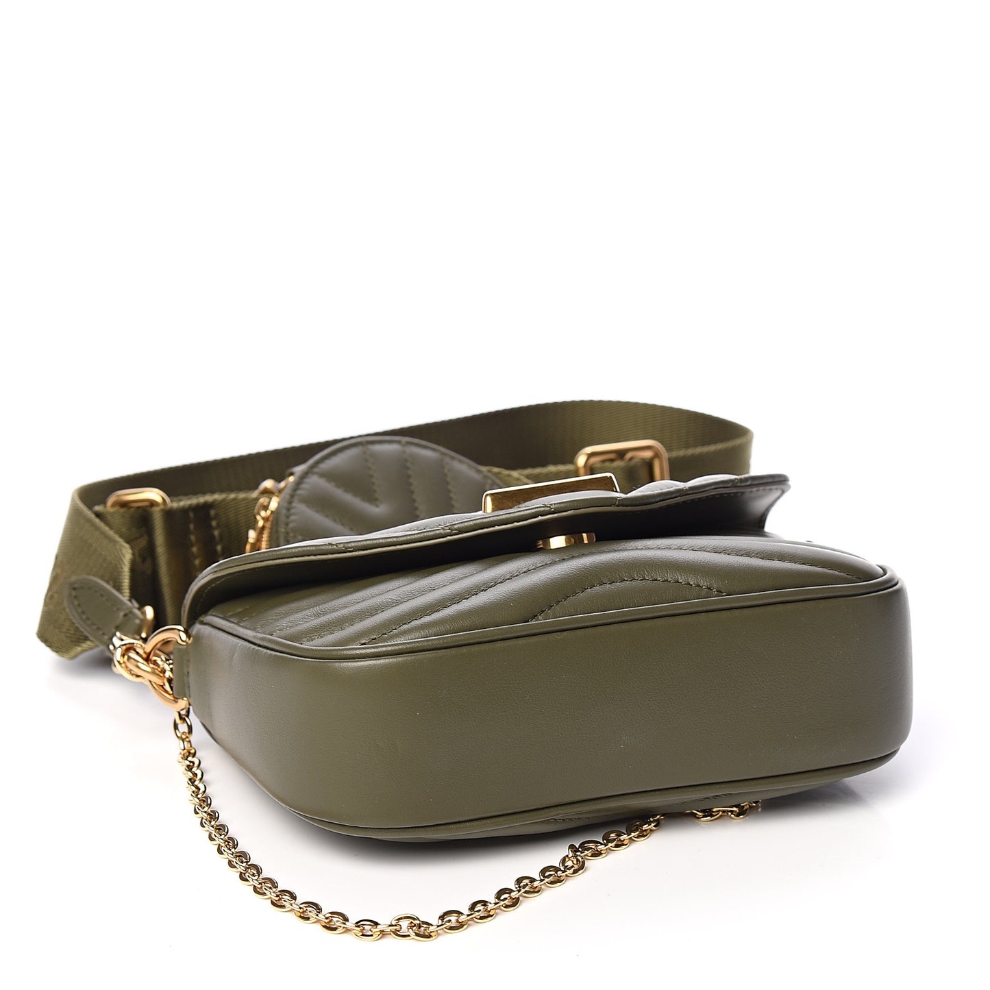 Calfskin New Wave Multi Pochette Kaki