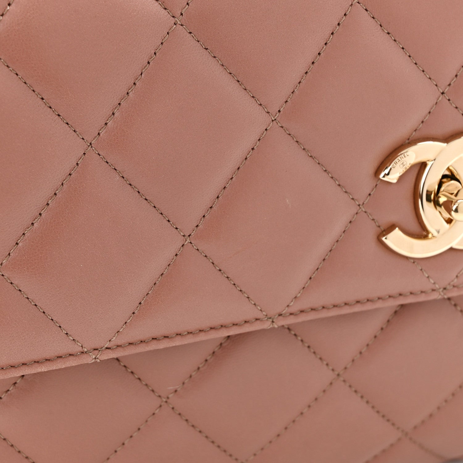 Chanel Lambskin Quilted Medium Trendy CC Flap Dual Handle Bag Pink 11 of 11