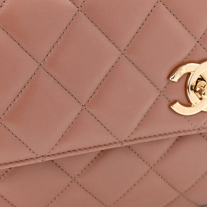 Chanel Lambskin Quilted Medium Trendy CC Flap Dual Handle Bag Pink 11 of 11