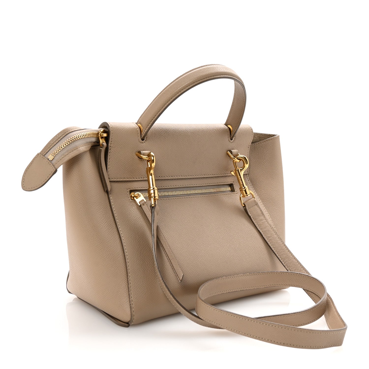 Celine Grained Calfskin Micro Belt Bag Light Taupe 3 of 10