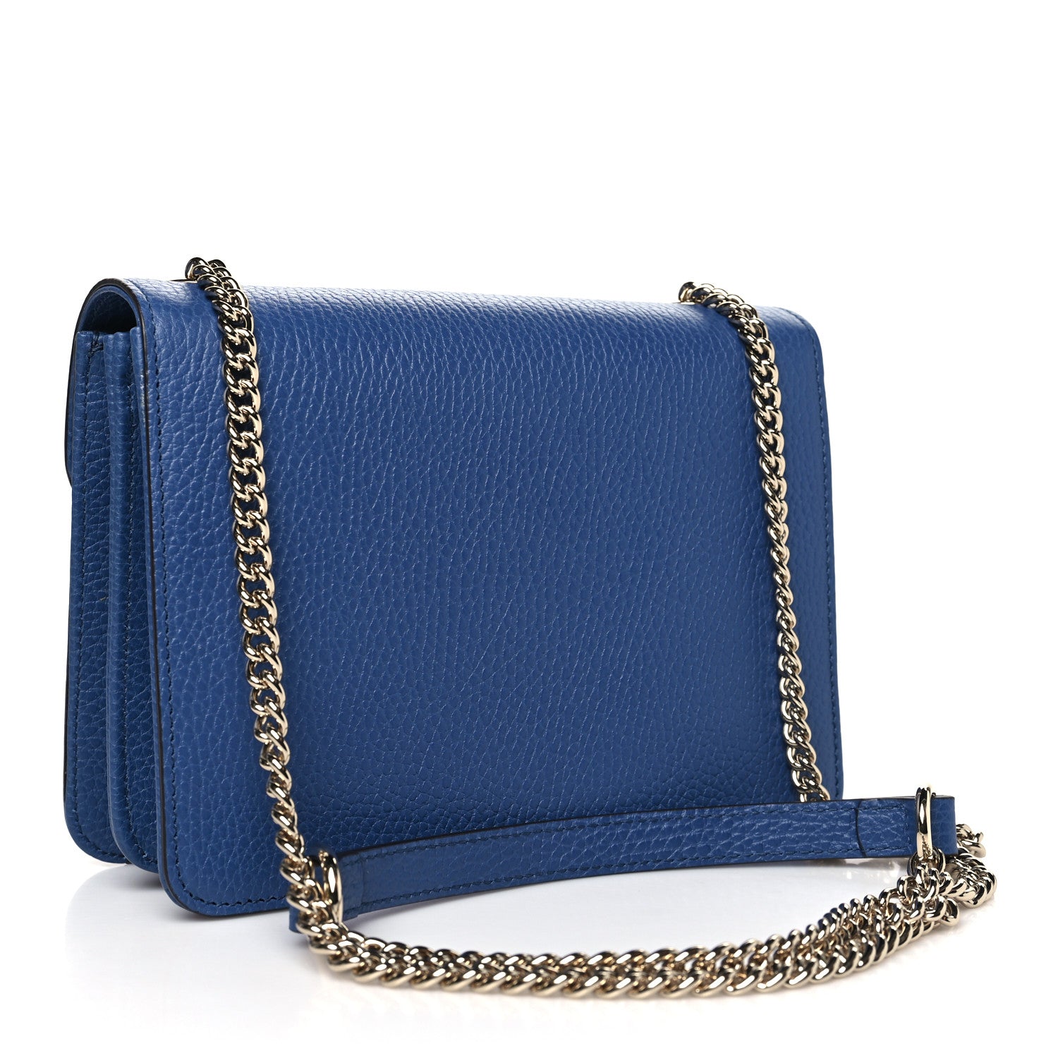 Gucci Dollar Calfskin Small Interlocking G Shoulder Bag Caspian 3 of 11