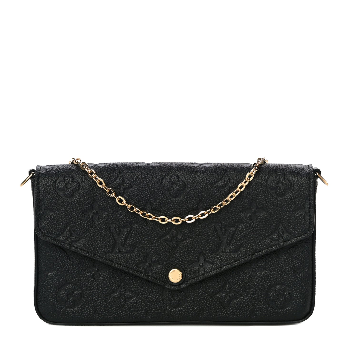 Empreinte Pochette Felicie Chain Wallet Black