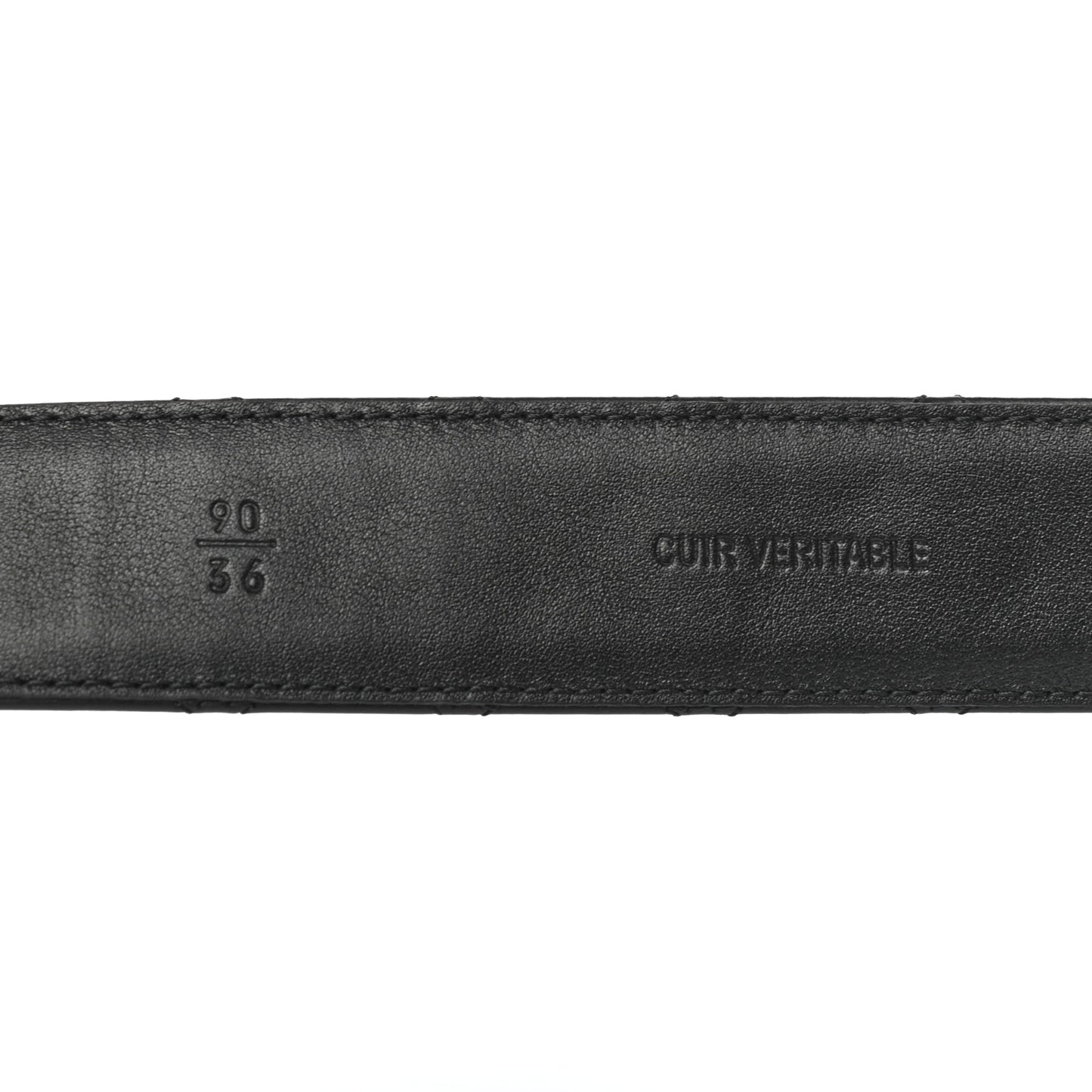 Lambskin Quilted CC Chain Belt 90 36 Black