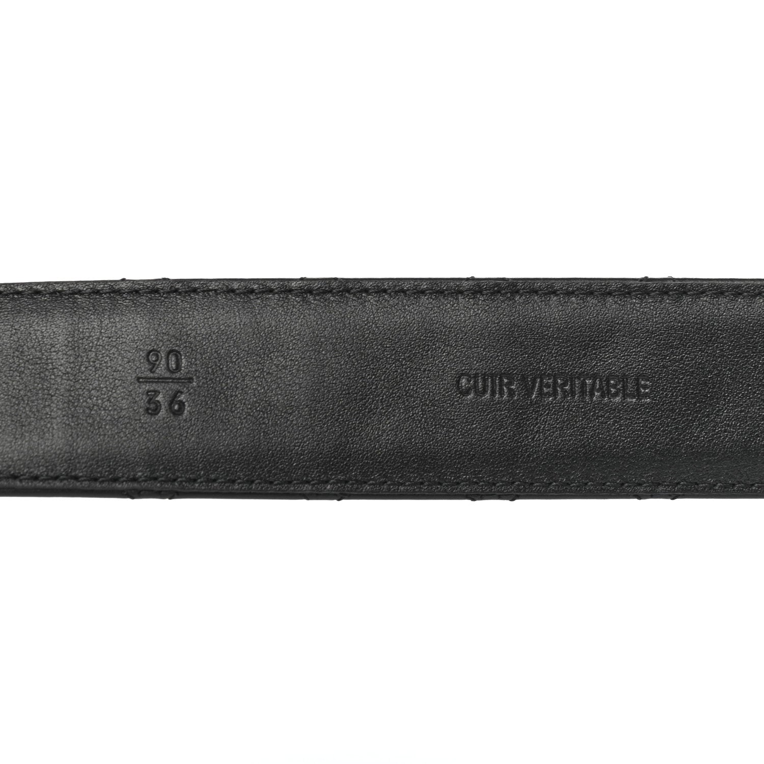 Chanel Lambskin Quilted CC Chain Belt 90 36 Black 6 of 6
